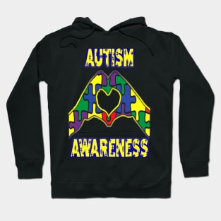 Autism Awareness T-ShirtAutism Shirt Autism Awareness TShirt Love Is In Our Hands T-Shirt_by Hoodie